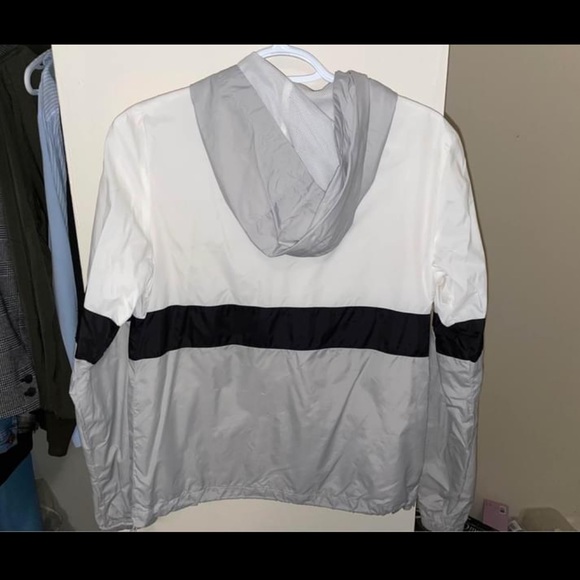 White, Grey and Black Windbreaker - Picture 3 of 3